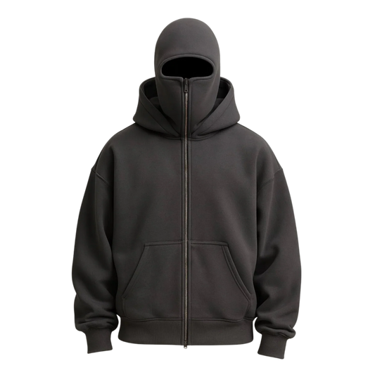 💥 LAST DAY SALE 49% OFF: Original Balaclava Zip Hoodie | Unisex