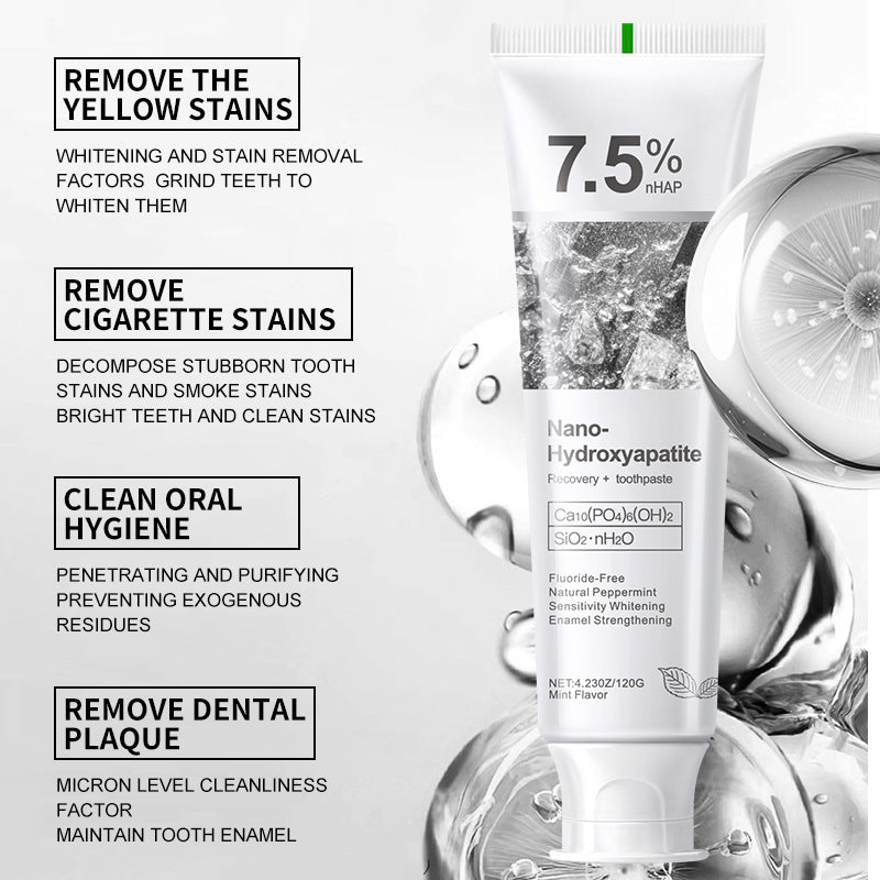 🔥Ends Tonight: Get 60% OFF Before It’s Gone!🎁 Fluoride-Free Hydroxyapatite Toothpaste – Gentle Whitening & Enamel Strength for Sensitive Teeth