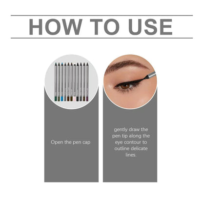 ⏰Christmas-70%OFF🔥1440-Longwear Eyeliner Lightweight Eyeliner Makeup Color Cosmetic