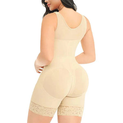 ✨HOT SALE 49% OFF✨🎄50K+ SOLD:Colombianas Shapewear for Women Tummy Control Full Shapewear Butt Lifter with Zipper Crotch