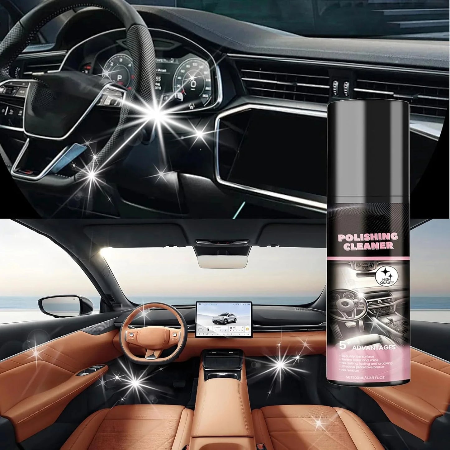 🔥Hot Sale 50% OFF🔥Car Interior Polishing Cleaner