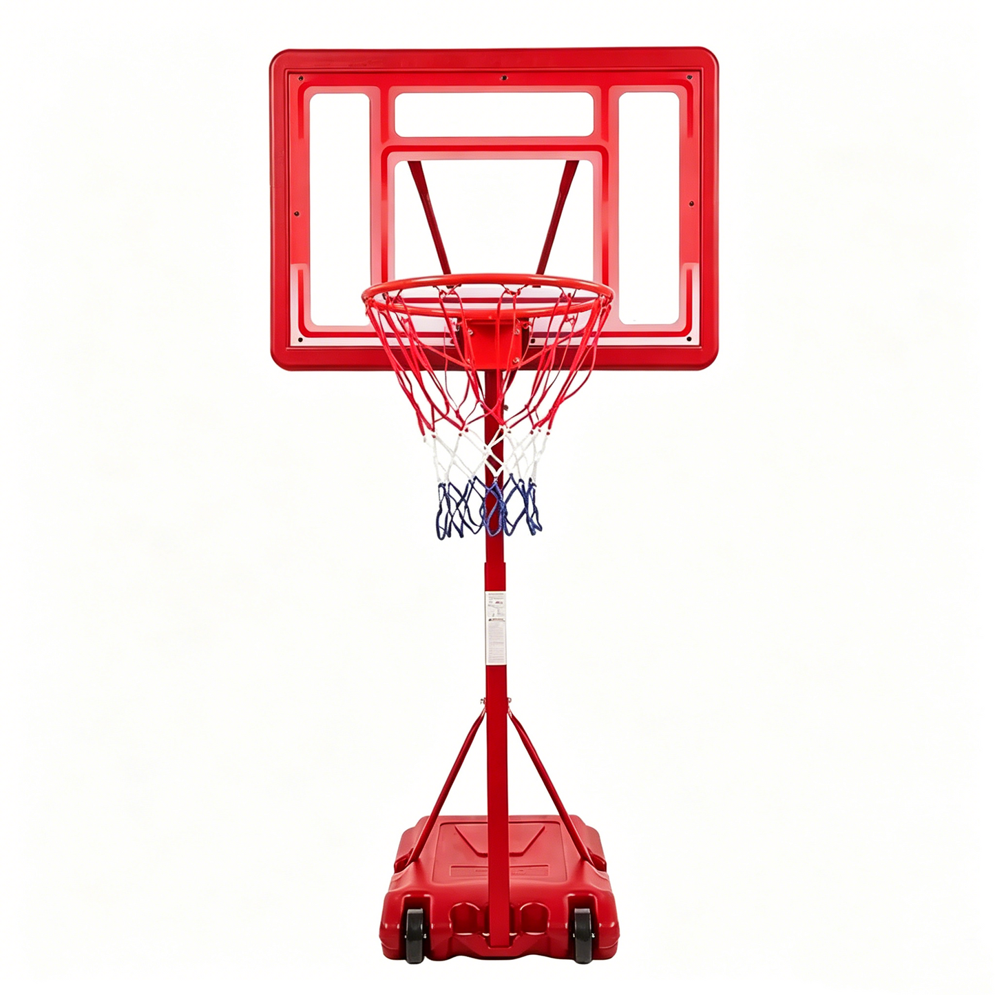 Portable Pool Basketball Hoop and Volleyball Set for Swimming Pools With Two Ball