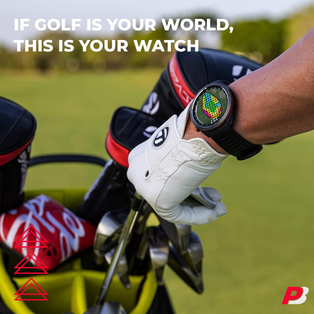 Summer Sale⛳S70 (White, 42mm) Golf GPS Watch Bundle