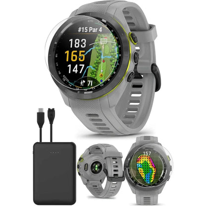 Summer Sale⛳S70 (White, 42mm) Golf GPS Watch Bundle