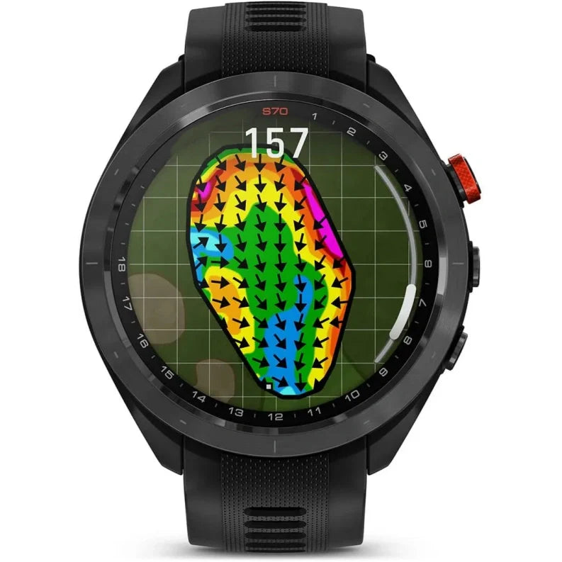 Summer Sale⛳S70 (White, 42mm) Golf GPS Watch Bundle