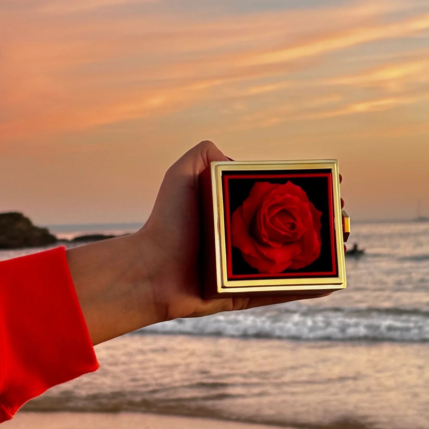 🌹Valentine's Day Limited Edition❤️Rose and Eternal Love Heart Necklace – Exclusive Gift Set