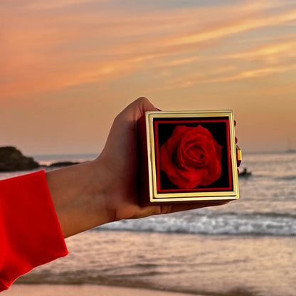 🌹Valentine's Day Limited Edition❤️Rose and Eternal Love Heart Necklace – Exclusive Gift Set