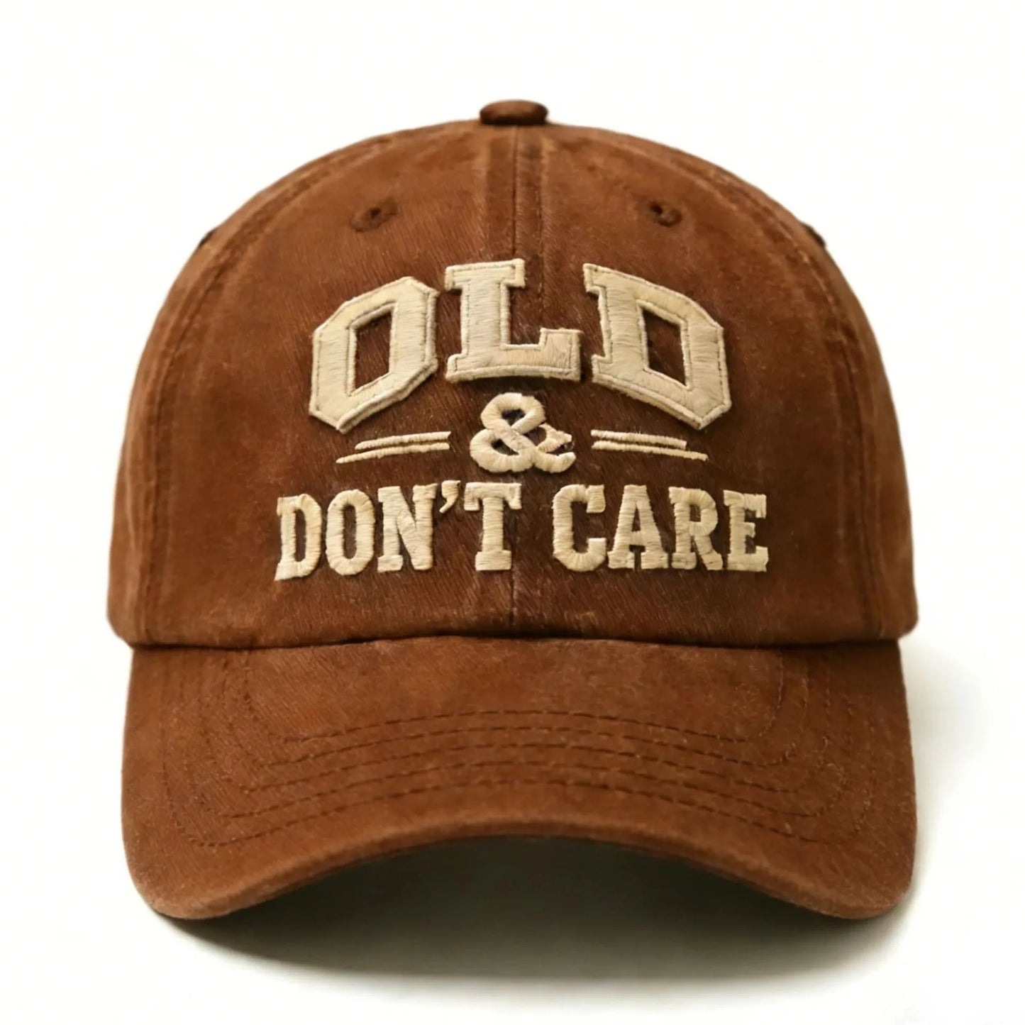 🖤2026 New Year · 40% OFF🖤Vintage Distressed “OLD & DON’T CARE” Cap