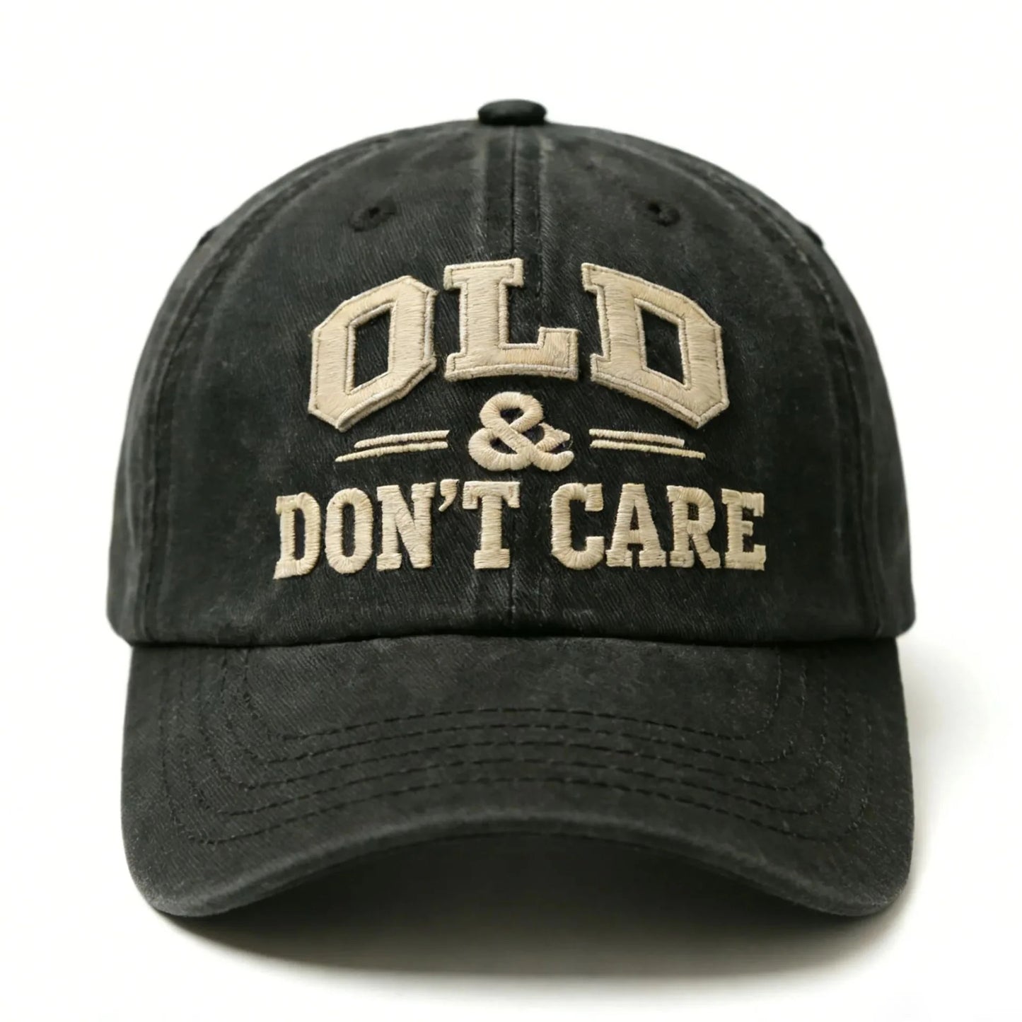 🖤2026 New Year · 40% OFF🖤Vintage Distressed “OLD & DON’T CARE” Cap