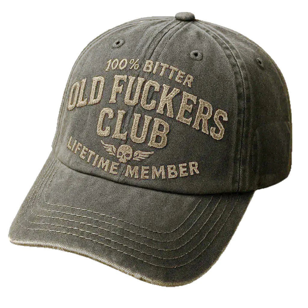 🖤2026 New Year · 40% OFF🖤Vintage Distressed “OLD & DON’T CARE” Cap