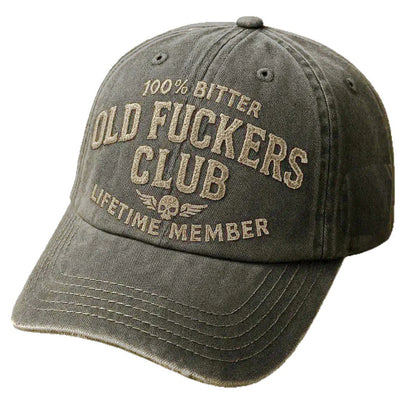 🖤2026 New Year · 40% OFF🖤Vintage Distressed “OLD & DON’T CARE” Cap