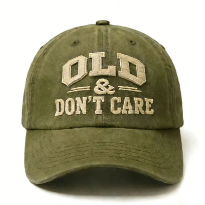 🖤2026 New Year · 40% OFF🖤Vintage Distressed “OLD & DON’T CARE” Cap