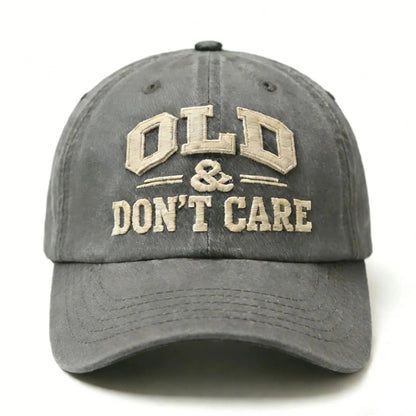 🖤2026 New Year · 40% OFF🖤Vintage Distressed “OLD & DON’T CARE” Cap