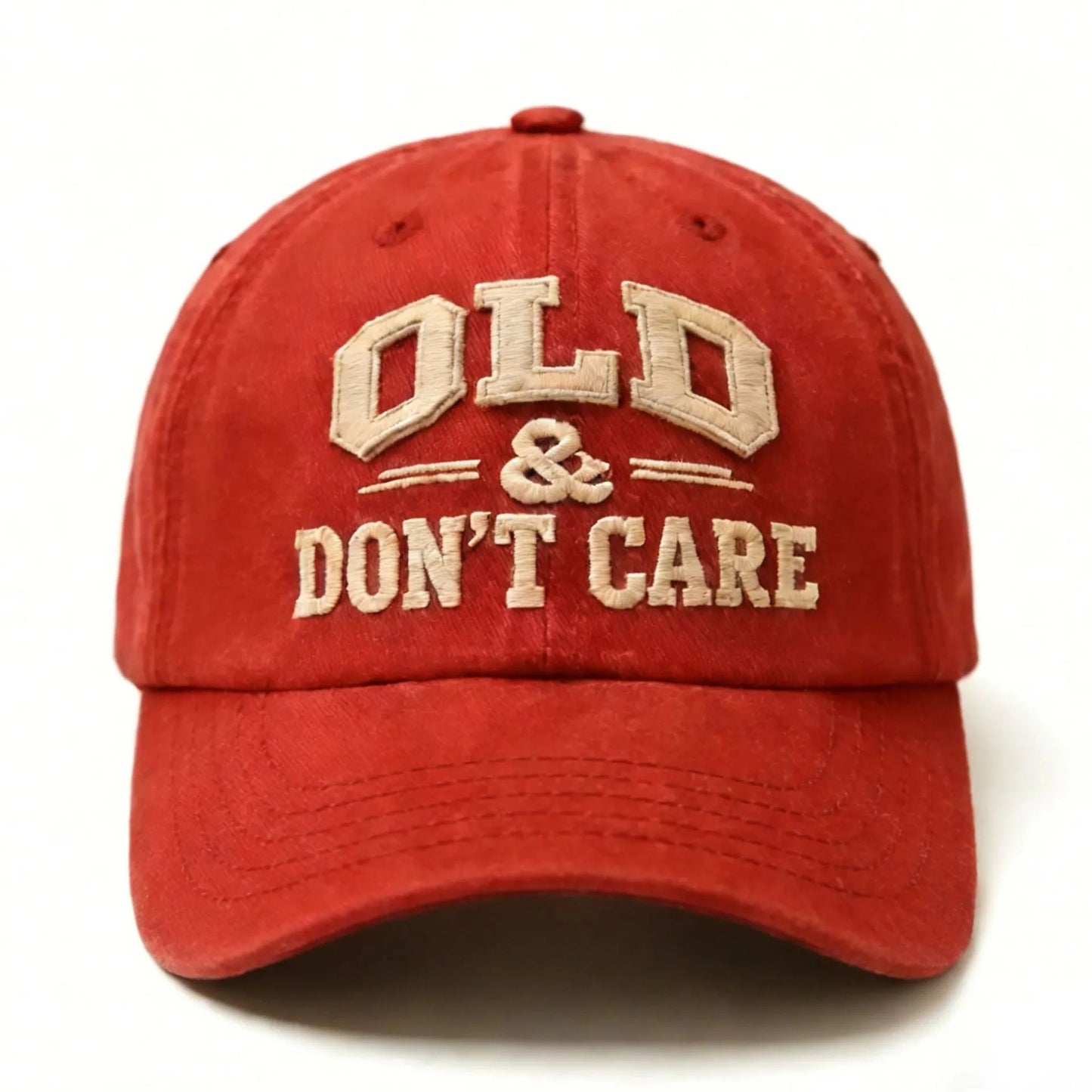 🖤2026 New Year · 40% OFF🖤Vintage Distressed “OLD & DON’T CARE” Cap