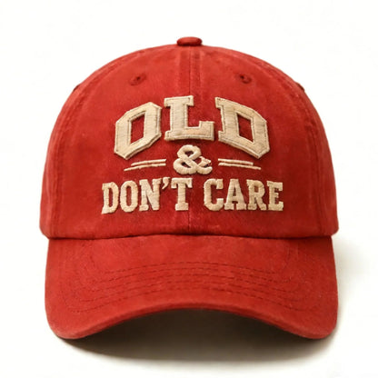 🖤2026 New Year · 40% OFF🖤Vintage Distressed “OLD & DON’T CARE” Cap