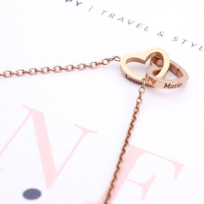 🌹Valentine's Day Limited Edition❤️Rose and Eternal Love Heart Necklace – Exclusive Gift Set