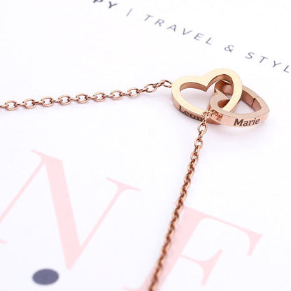 🌹Valentine's Day Limited Edition❤️Rose and Eternal Love Heart Necklace – Exclusive Gift Set