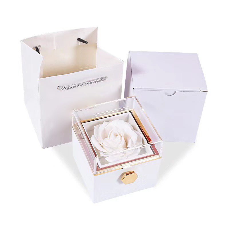 🌹Valentine's Day Limited Edition❤️Rose and Eternal Love Heart Necklace – Exclusive Gift Set