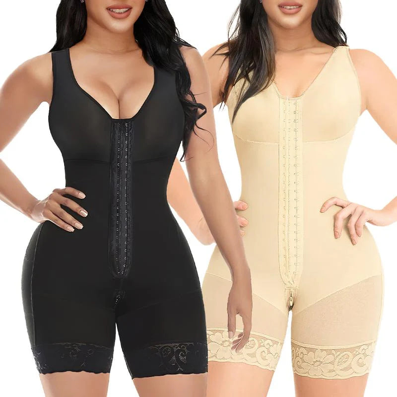 ✨HOT SALE 49% OFF✨🎄50K+ SOLD:Colombianas Shapewear for Women Tummy Control Full Shapewear Butt Lifter with Zipper Crotch