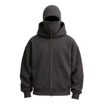 💥 LAST DAY SALE 49% OFF： Original Balaclava Zip Hoodie | Unisex
