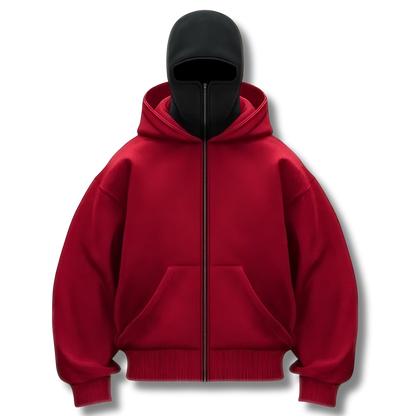 💥 LAST DAY SALE 49% OFF： Original Balaclava Zip Hoodie | Unisex